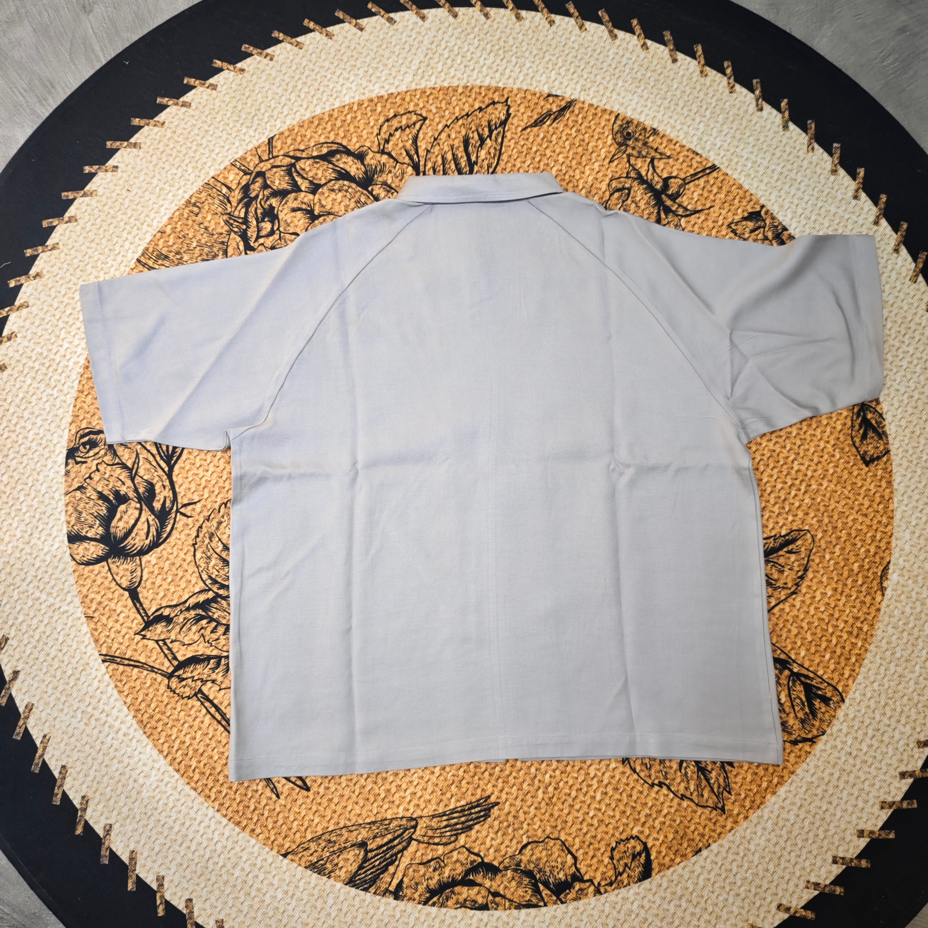 MENDORA NYLON ZIP UP SHIRT