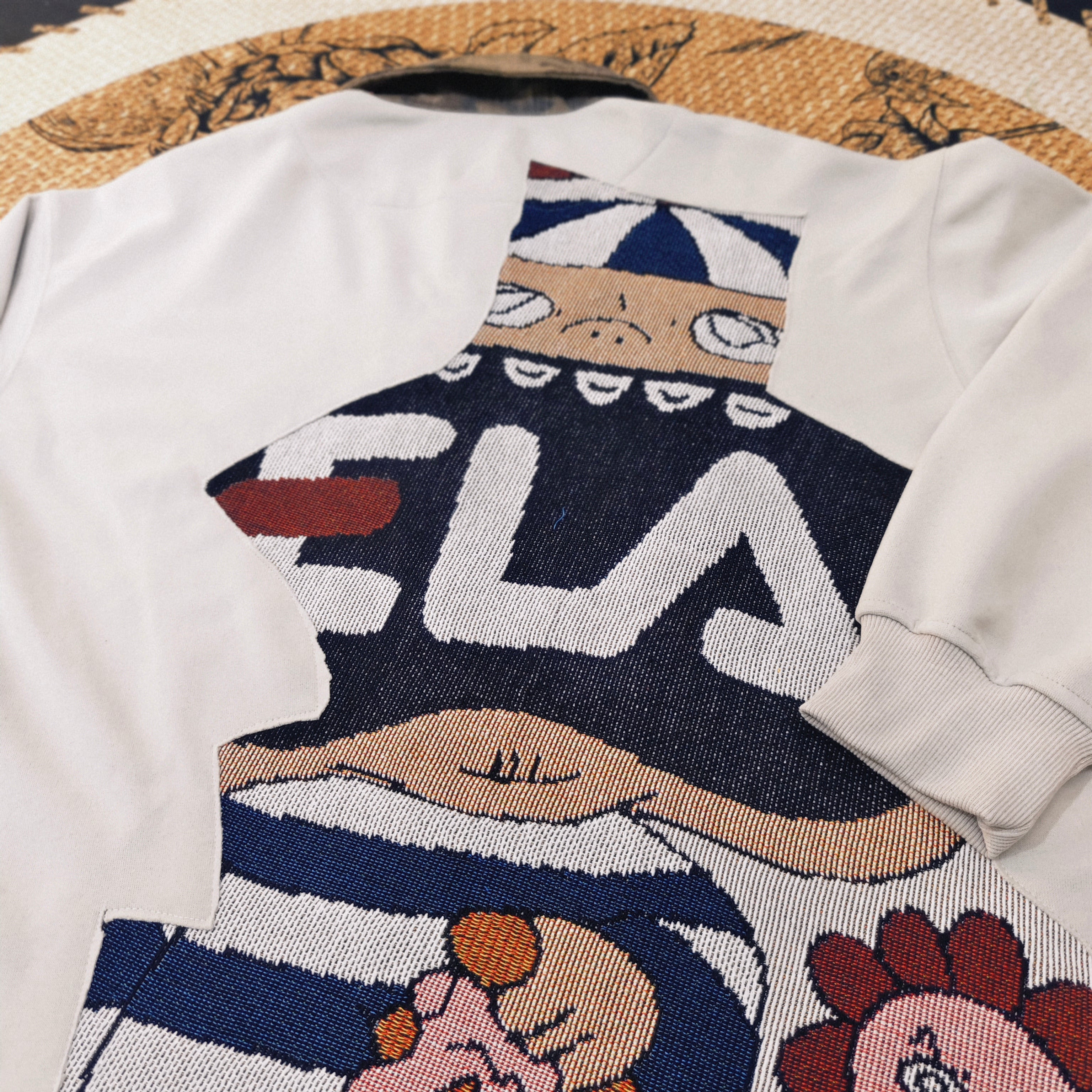 MENDORA PATCHWORK ARTISAN RUGBY SHIRT