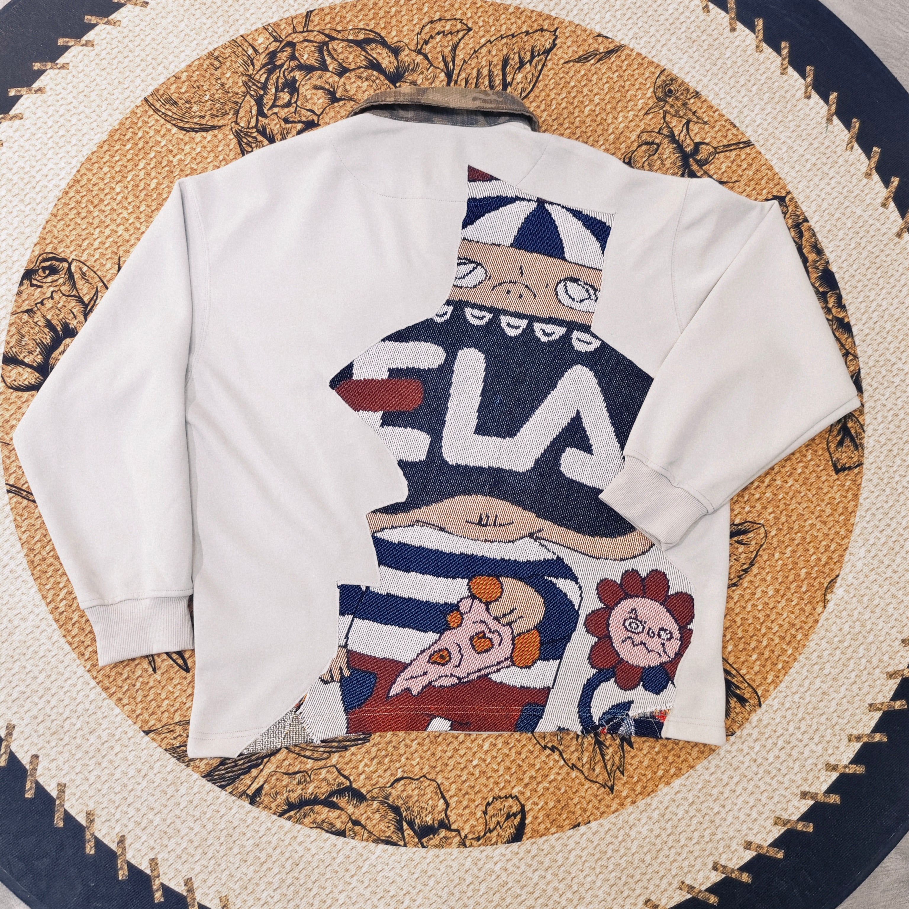 MENDORA PATCHWORK ARTISAN RUGBY SHIRT